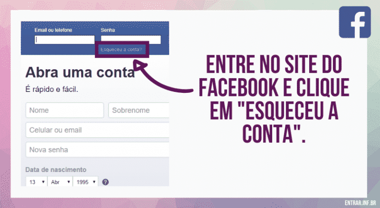 Como Recuperar Senha Do Facebook Facilmente Resolvido Entrar Email